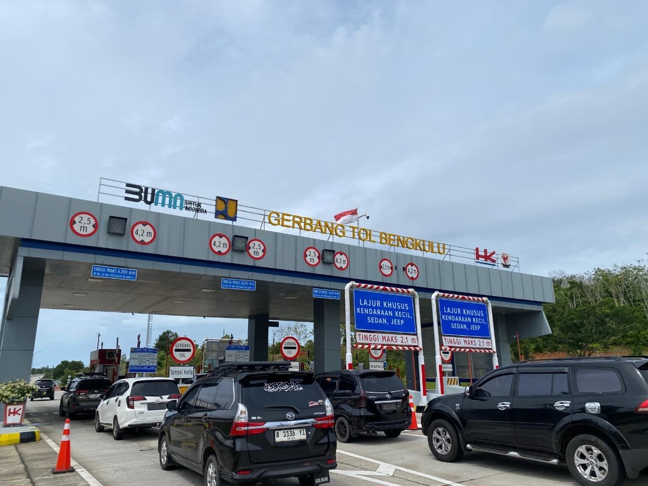 Total 28.055 Kendaraan Padati Tol Bengkulu–Taba Penanjung Saat Lebaran 2026