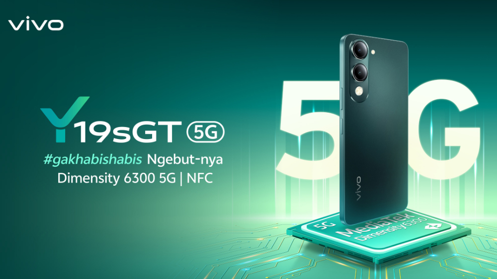 Vivo Y19sGT 5G Resmi Meluncur di Indonesia: HP 5G Stylish dengan Harga Mulai Rp1 Jutaan