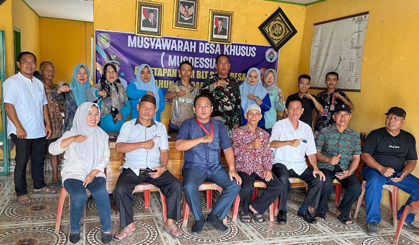 Musdesus Putuskan 13 KPM Terima BLT Dana Desa Karang Tinggi Tahun Ini