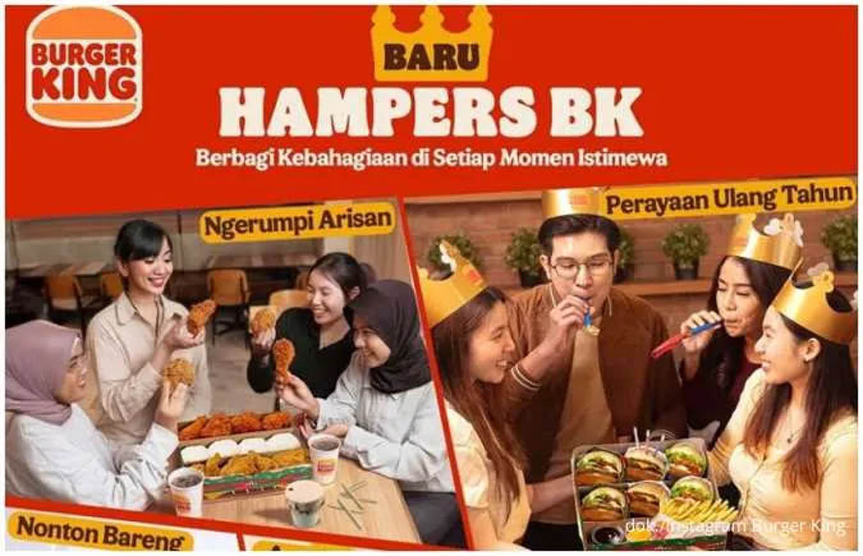 Rayakan Setiap Momen Jadi Lebih Spesial dengan Promo Hampers Burger King, Lengkap, Hemat, dan Lezat!