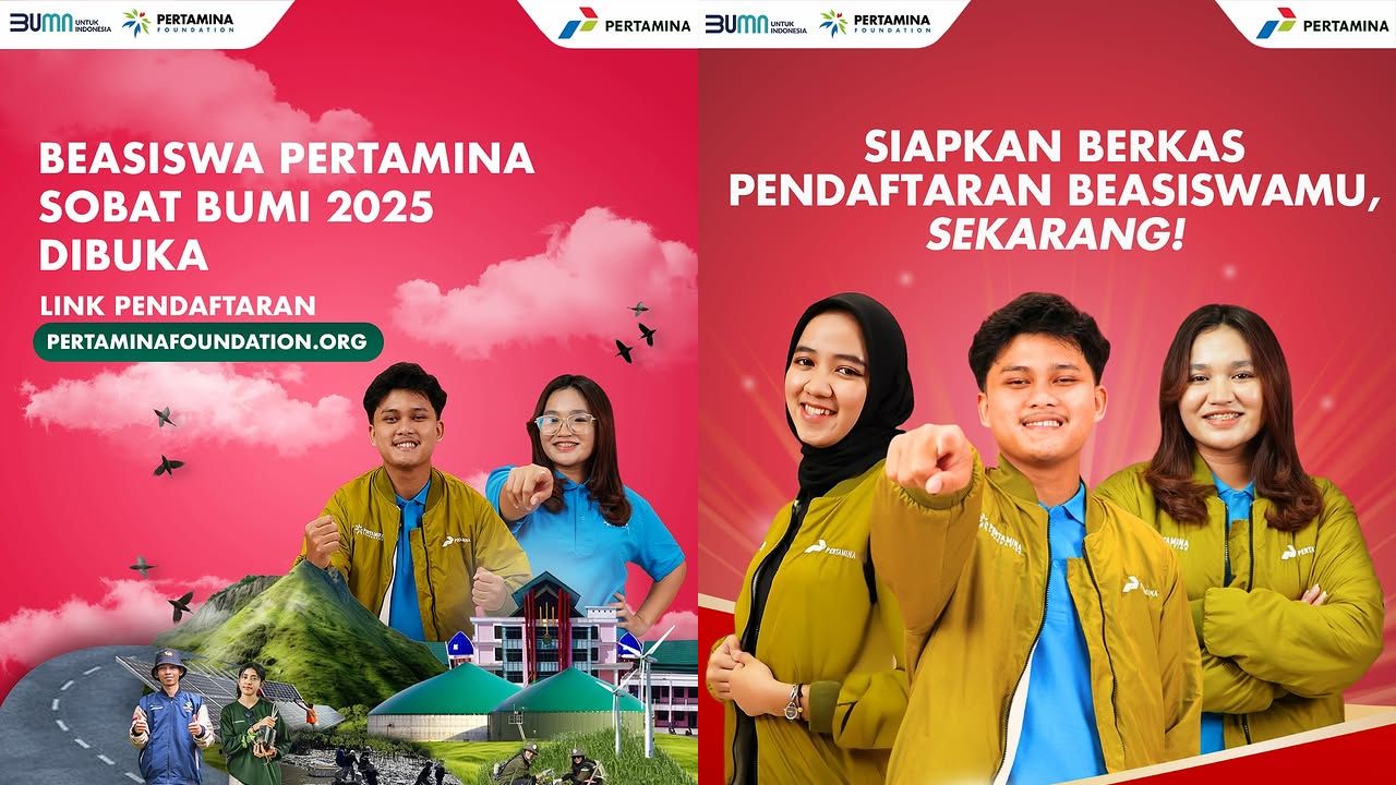 Pertamina Buka Pendaftaran Beasiswa Sobat Bumi 2025, Cek Syaratnya!