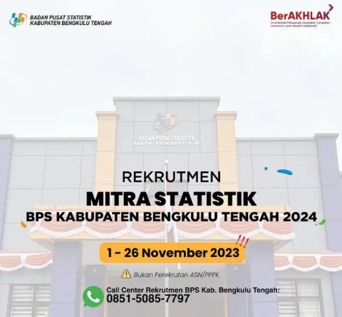 BPS Buka Lowong Mitra Statistik, Pendidikan SMA, Usia Minimal 18 Tahun, Cek Syarat Lengkap di Sini