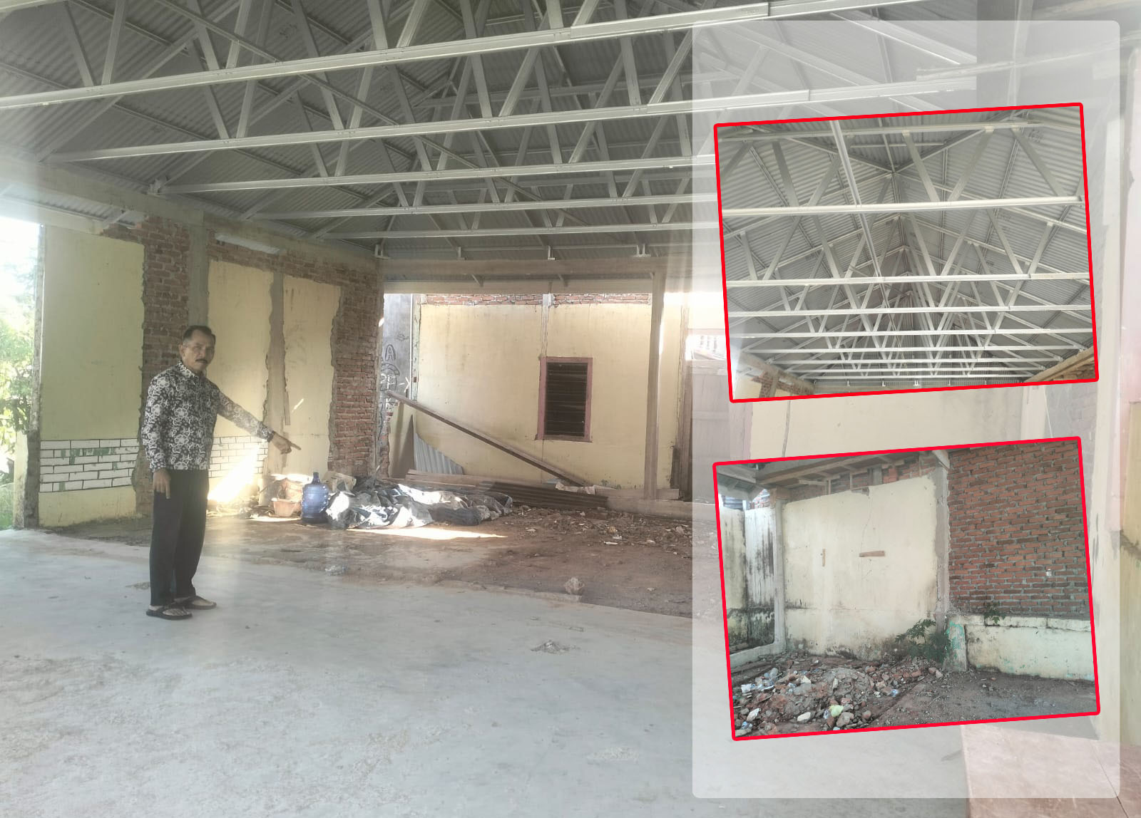 ABPEDNAS Soroti Rehab Posyandu Pekik Nyaring Diduga Mangkrak, Minta Kades Segera Panggil Pihak Ketiga