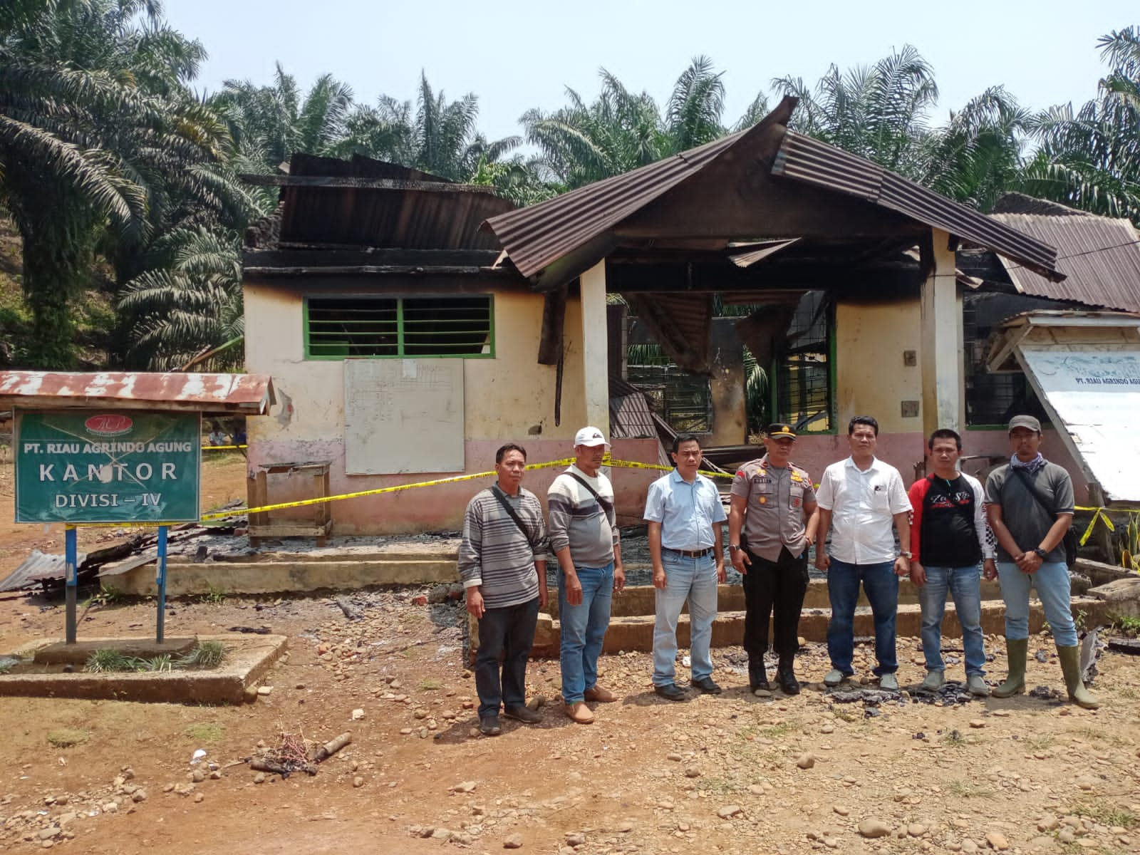 Kantor Divisi 4 Perusahaan Kelapa Sawit di Bengkulu Tengah Ludes Dilalap Si Jago Merah