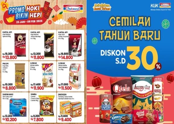 Katalog Promo JSM Indomaret 24-26 Januari 2025 Spesial Imlek, Kopi Kapal Api Hanya Rp11 Ribuan!