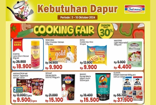 Katalog Promo JSM Indomaret 4-6 Oktober 2024, Banyak Diskon Murah untuk Kebutuhan Rumah dan Dapur