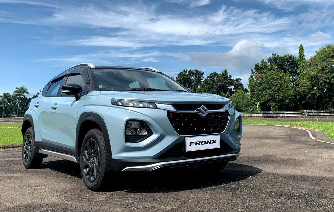 Tampilan Eksterior Suzuki Fronx: SUV Coupe Stylish dengan Sentuhan Futuristik