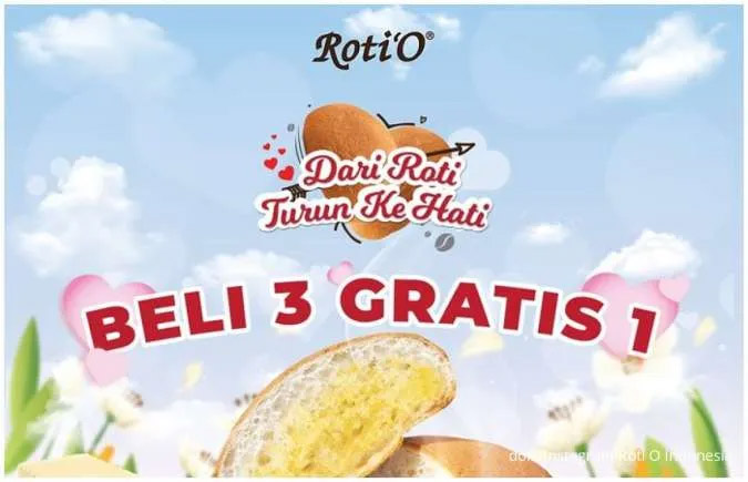 Promo Spesial Roti'O: Beli Lebih Banyak, Dapat Lebih Banyak! Berlaku Hingga 23 Februari 2025