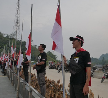 Pemasangan bendera Tidak Boleh Sembarangan, Berikut Aturan Pemasangan dan Ukuran Bendera Merah Putih