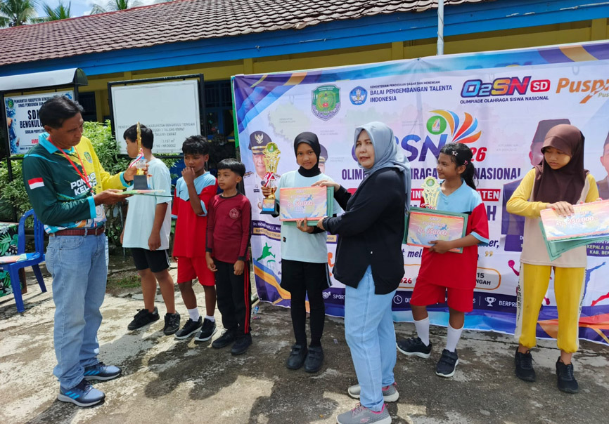 O2SN SD Bengkulu Tengah Berakhir, Ini Daftar Peraih Medali Emas