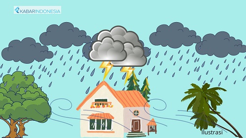 Cuaca Ekstrem Melanda Bengkulu Tengah, Pemerintah Desa Imbau Warga Tetap Waspada