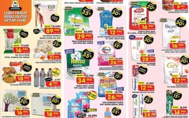 Spesial Weekend! Ada Promo Deterjen dan Sabun Mandi di Alfamart, Indomaret, dan Superindo