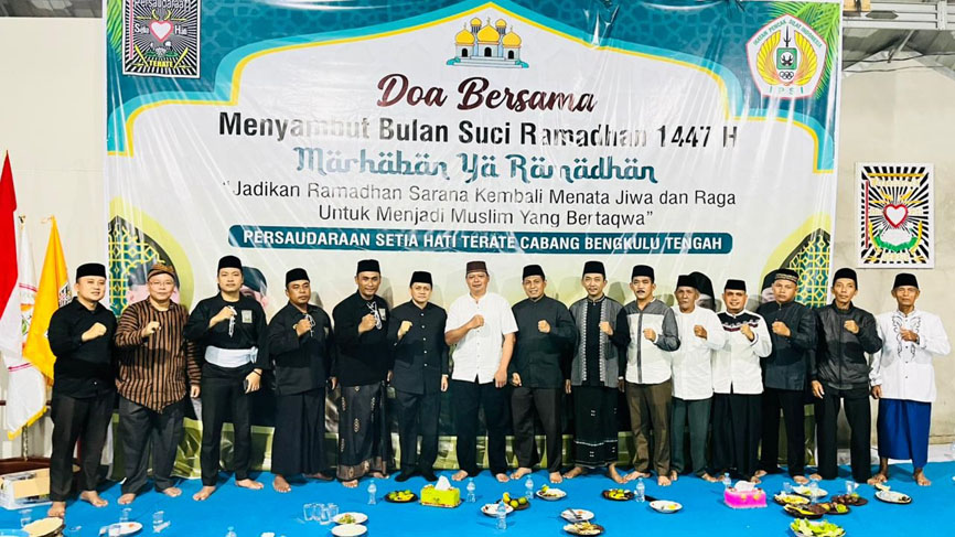Sambut Ramadan 1447 H, PSHT Bengkulu Tengah Gelar Doa Bersama dan Sholawatan