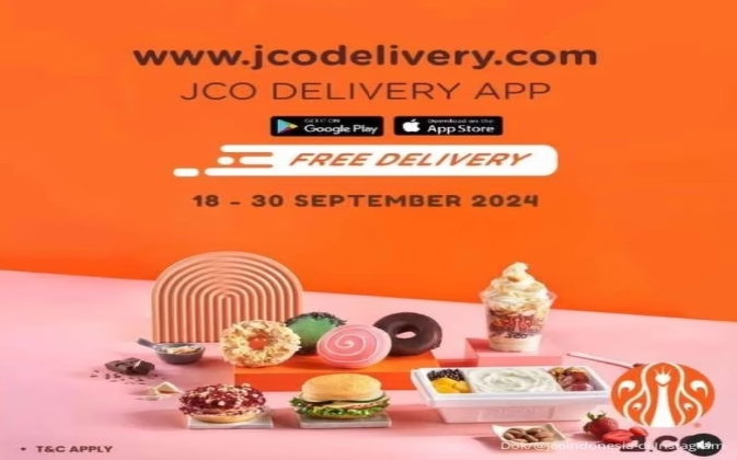 Promo J.CO 18-30 September 2024, Beli Paket Lengkap JPop dan Dapatkan Free Delivery