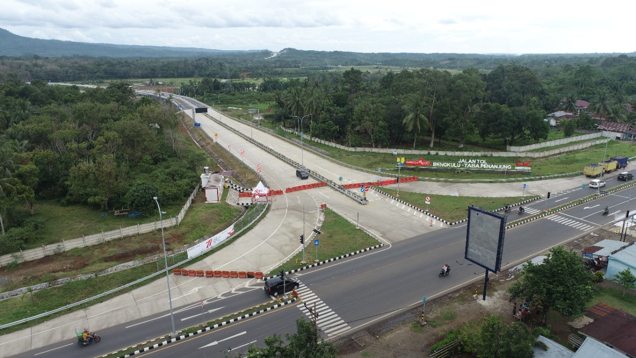 Bertarif, Tol Bengkulu-Taba Penanjung Tetap Diminati, Ini Jumlah Kendaraan Melintas