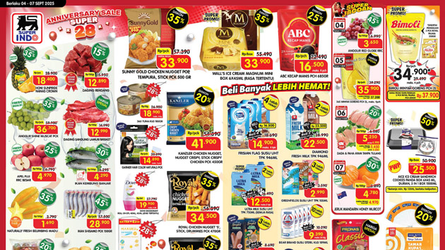 Katalog Promo JSM Superindo 4-7 September 2025, Diskon Spesial Hari Pelanggan Nasional!