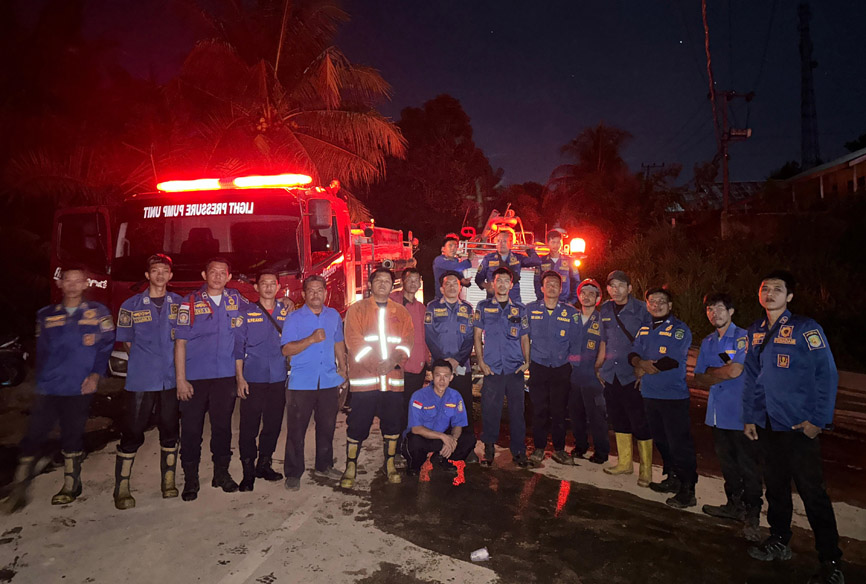 Diduga Berasal dari Lampu Kaleng, Rumah Petani di Kelindang Atas Ludes Terbakar Tengah