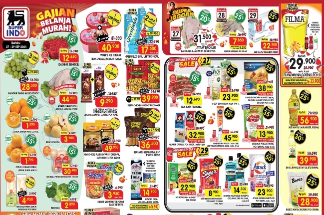 Katalog Promo JSM Superindo Periode 27-29 September 2024, Spesial Gajian Belanja Murah