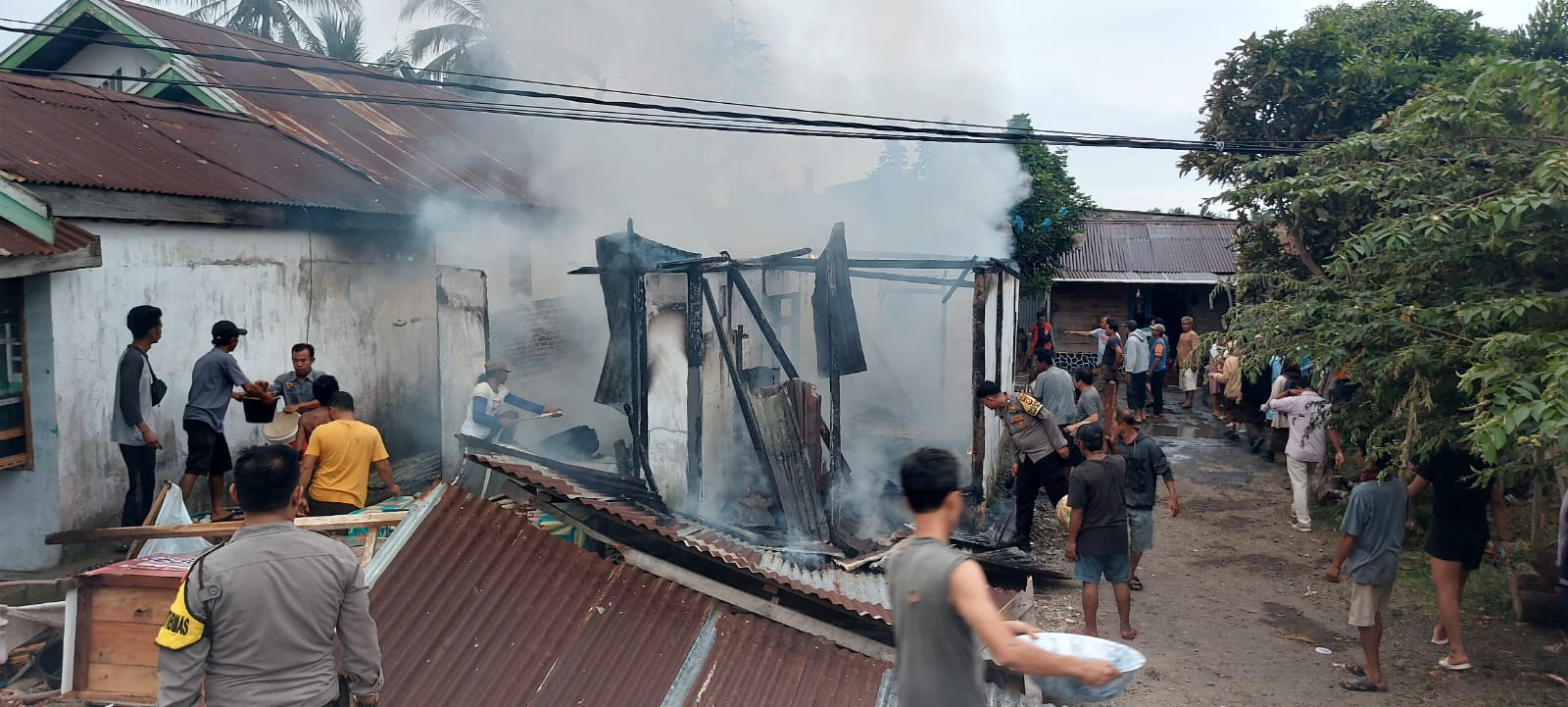 Ini Kronologis Lengkap dan Penyebab Kebakaran Rumah di Desa Pasar Pedati Bengkulu Tengah