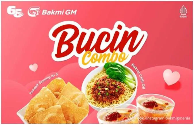 Rayakan Valentine dengan Promo Bakmi GM Bucin Combo! Makan Berdua Cuma Rp 47.000-an