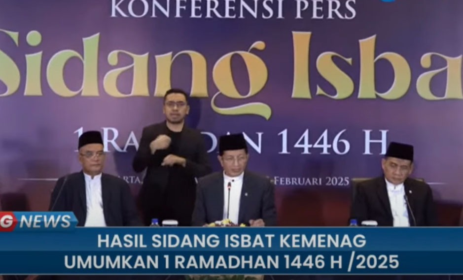 Sidang Isbat: 1 Ramadan Ditetapkan Jatuh Pada Sabtu 1 Maret