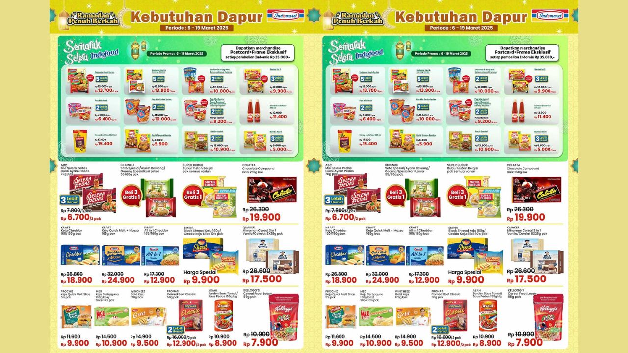 Indomaret Hadirkan Promo Ramadan, Harga Spesial Kebutuhan Sehari-hari Mulai Rp9 Ribuan!