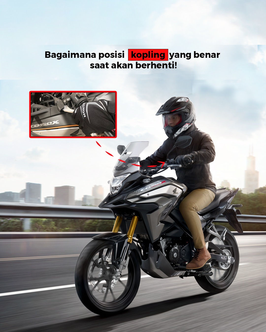 Baca Ini, Tujuh Langkah Aman Kendarai Sepeda Motor Kopling