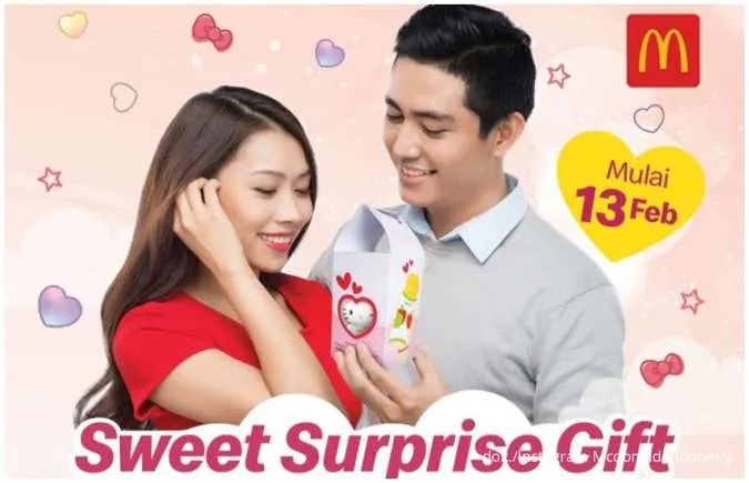 Rayakan Hari Kasih Sayang dengan Promo McD Sweet Surprise Gift, Cuma Rp 40.000-an!