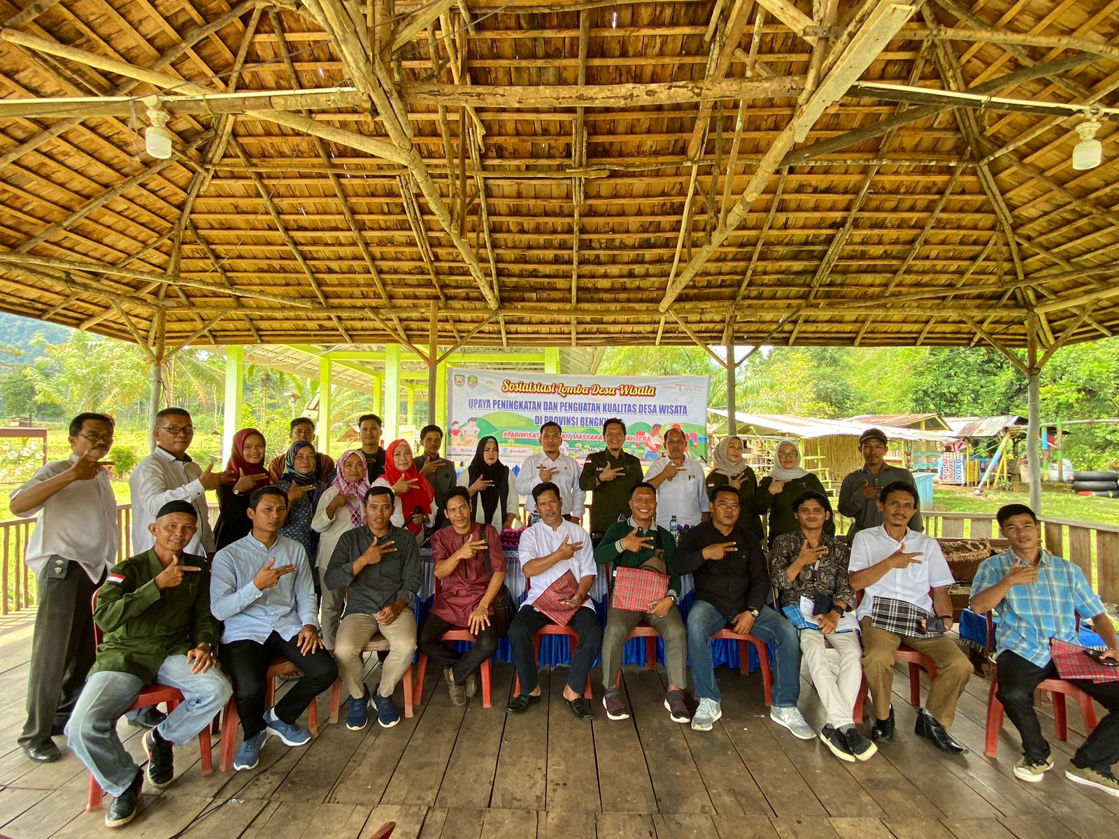 Kandidat Peserta Lomba Desa Wisata Tingkat Provinsi Dibekali di Rindu Hati  