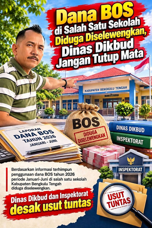 Diperoleh Info Realisasi Dana BOSP di Salah Satu SDN Diduga Janggal, Trio: Dinas Jangan Tutup Mata!