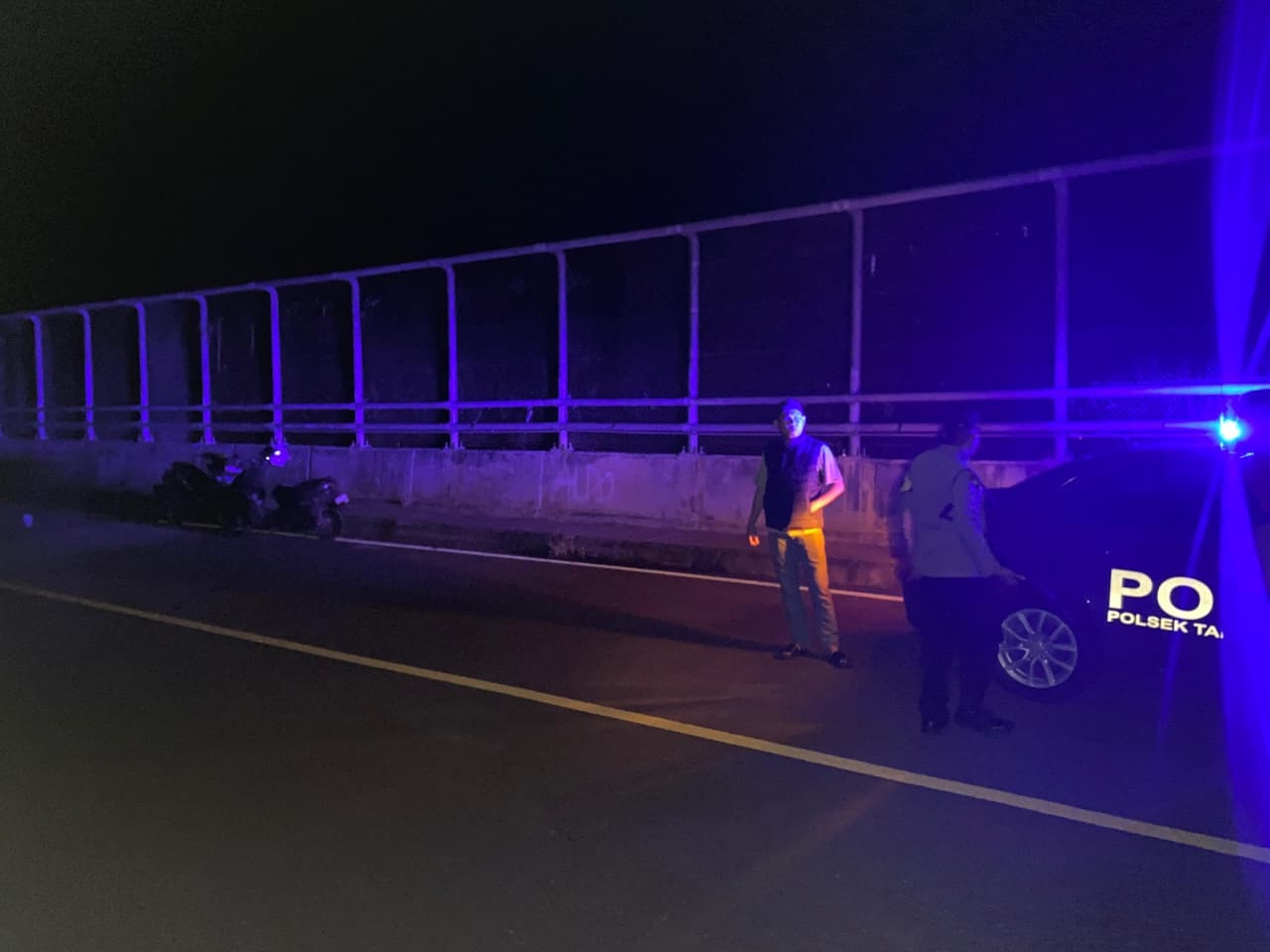 Polsek Talang Empat Bubarkan Balap Liar di Perbatasan Desa, Remaja Kocar-kacir