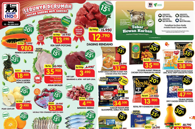Promo Superindo Weekday 2–4 Juni 2025 Spesial Idul Adha, Ikan Bandeng Cuma Rp3 Ribuan!