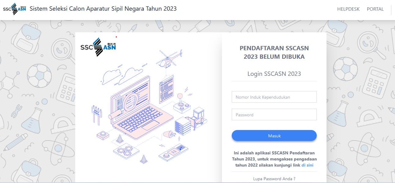 CATAT! Ini Link Resmi Daftar CASN 2023, Baca Juga Cara Daftarnya