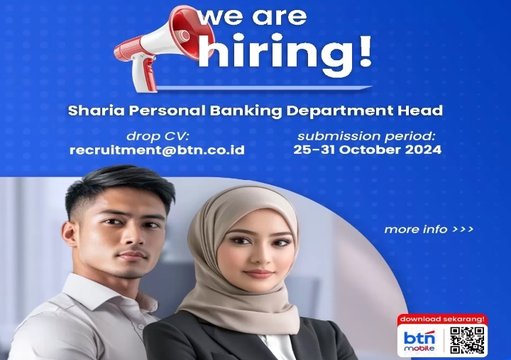 Bank BTN Buka Loker BUMN Posisi Kepala Divisi Khusus Lulusan S2, Simak Kualifikasinya