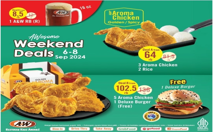 Spesial Akhir Pekan! Dunkin, AW Restoran, dan Hokben Hadirkan Promo Menarik