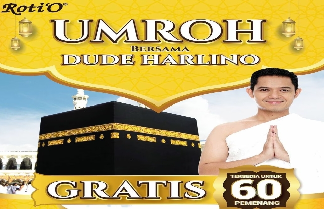 Beli Roti'O dan Raih Kesempatan Umroh Gratis Bersama Dude Harlino, Simak Syarat dan Ketentuannya