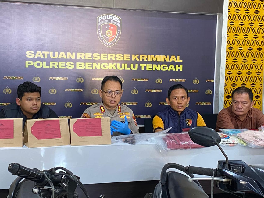 Sempat Melawan dengan Sajam, Pelaku Curanmor Dua TKP di Bengkulu Tengah Berhasil Ditangkap