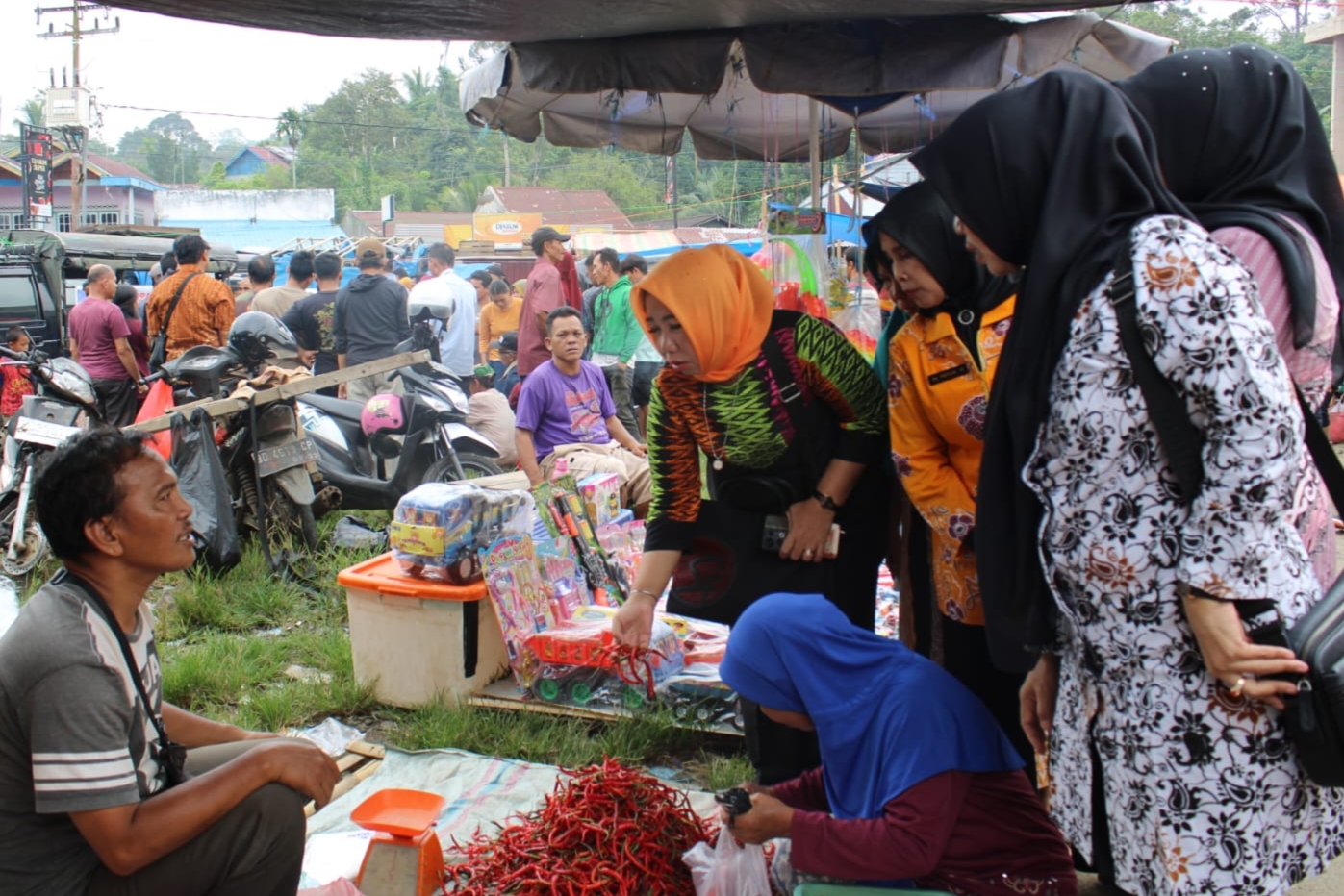 Hasil Sidak di Pasar Taba Penanjung, Harga Cabai Meroket, Gula Stabil, Harga Beras Turun