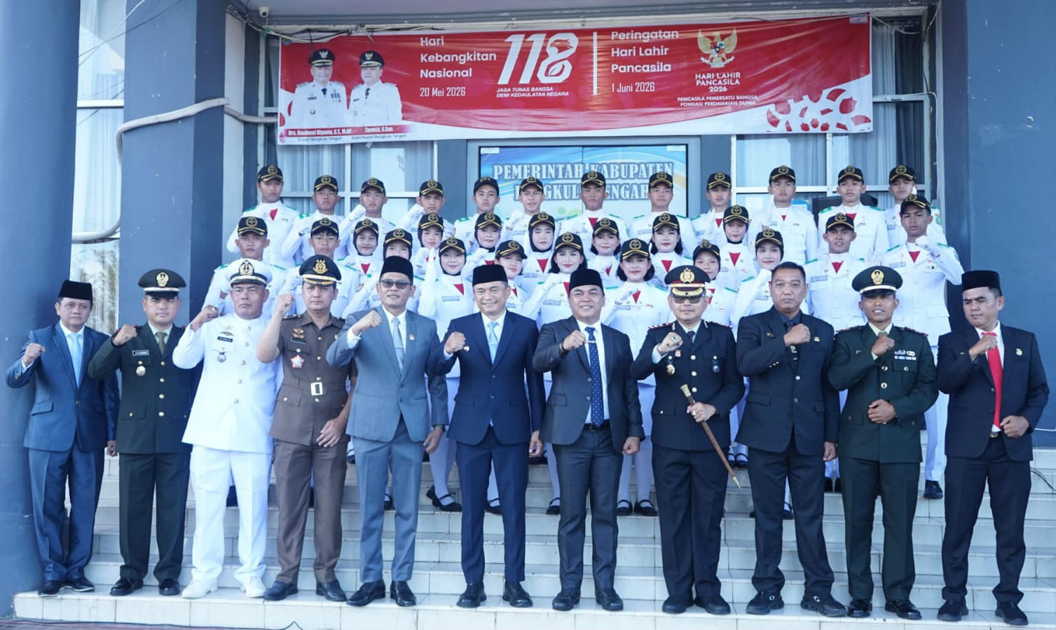 Pimpin Upacara Pancasila dan Harkitnas, Rachmat Riyanto Tekankan Gotong Royong