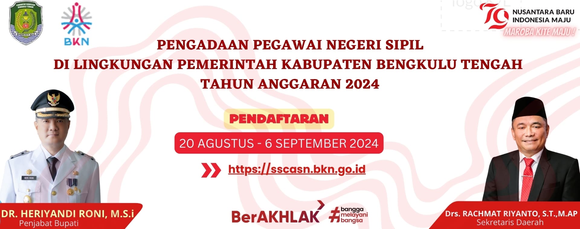 Pemkab Bengkulu Tengah Buka 314 Formasi CPNS, Ada 11 Formasi Lulusan SMK, Cek Disini Lengkapnya