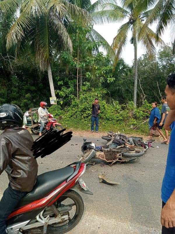 Kabar Terbaru Tabrakan Dua Sepeda Motor di Bengkulu Tengah, Pengendara Kritis, Ini Identitasnya