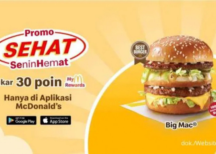 Promo McD Senin Hemat 24 Februari 2025: Tukar 30 Poin, Big Mac Jadi Milikmu!