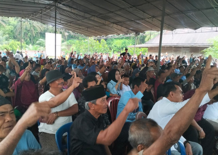 Rachmat-Tarmizi Kampanye di Kecamatan Bang Haji, Suarakan Komitmen Membangun Bengkulu Tengah