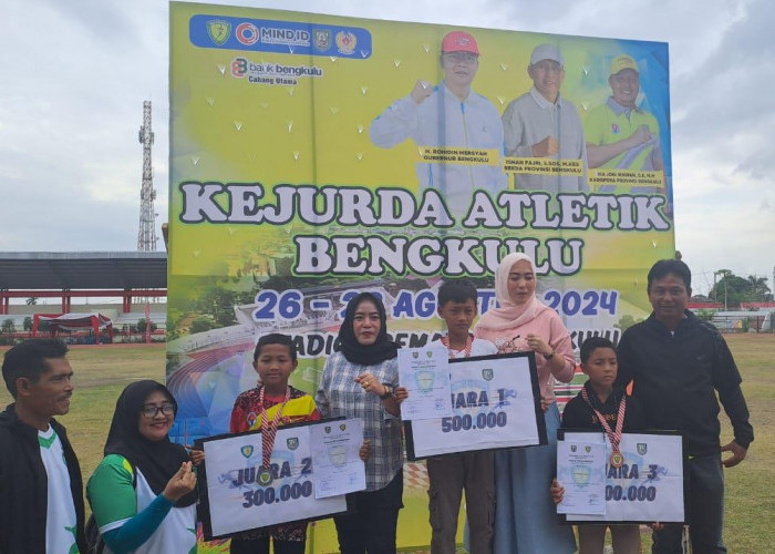 Kontingen Bengkulu Tengah Bawa Pulang 3 Medali Emas dari Ajang Kejurda