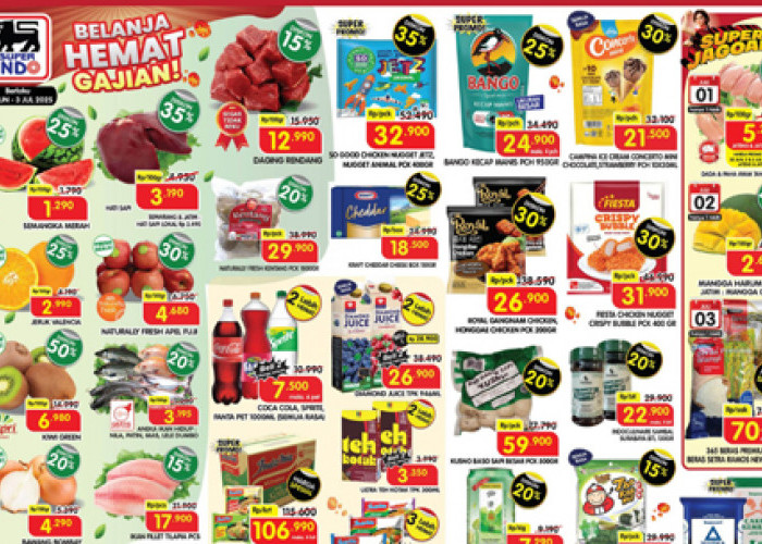 Belanja Hemat! Intip Katalog Promo Superindo Periode 30 Juni–3 Juli 2025