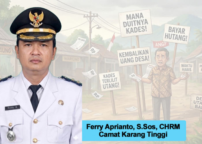Kepada Camat Karang Tinggi Kades Bantah Tersangkut Utang, RH: Bagaimana dengan Surat Perjanjian Bermeterai?