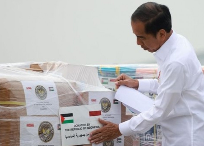 Pelepasan Bantuan Kemanusiaan ke Palestina oleh Presiden Jokowi Turut Dihadiri Selebriti dan Influencer