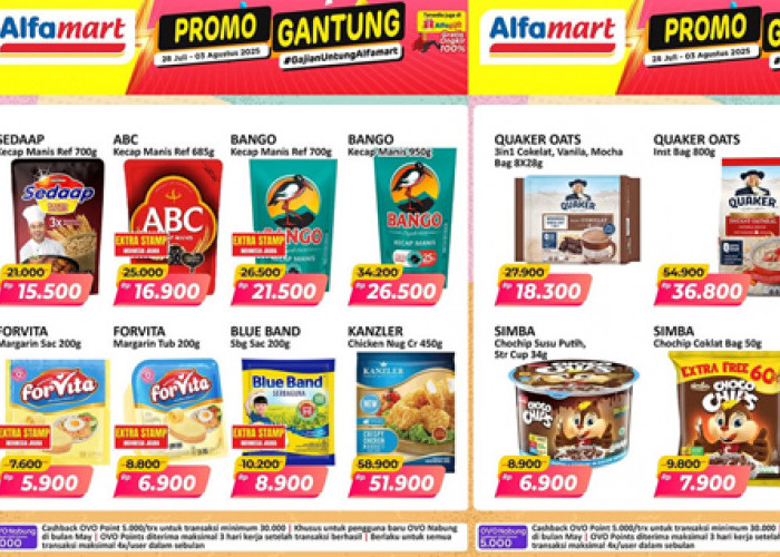 Katalog Promo JSM Alfamart 1–3 Agustus 2025: Diskon Gede Untuk Belanja Hemat di Awal Bulan!