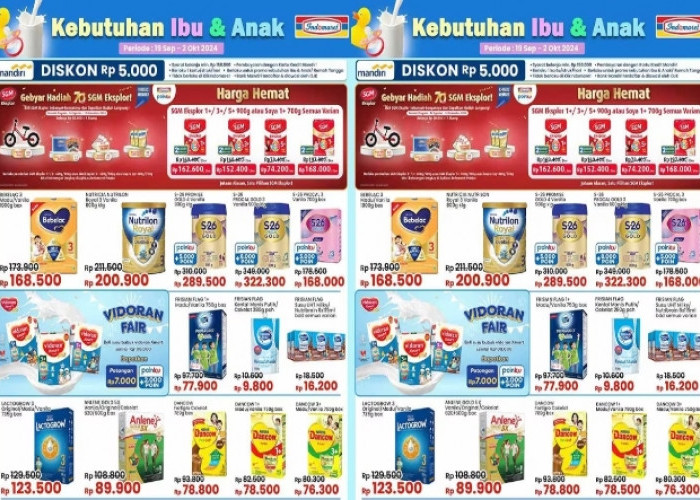 Katalog Promo JSM Indomaret 27-29 September 2024, Kebutuhan Ibu dan Anak Banjir Diskon!