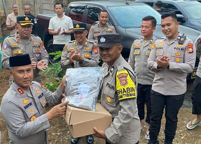 Kapolda Bengkulu Beri Apresiasi Bhabinkamtibmas Semidang Lagan, Ini Alasannya
